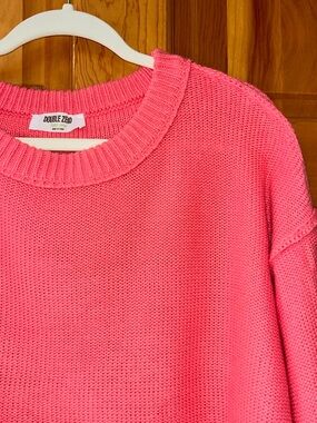 Double Zero Pink Crewneck Sweater